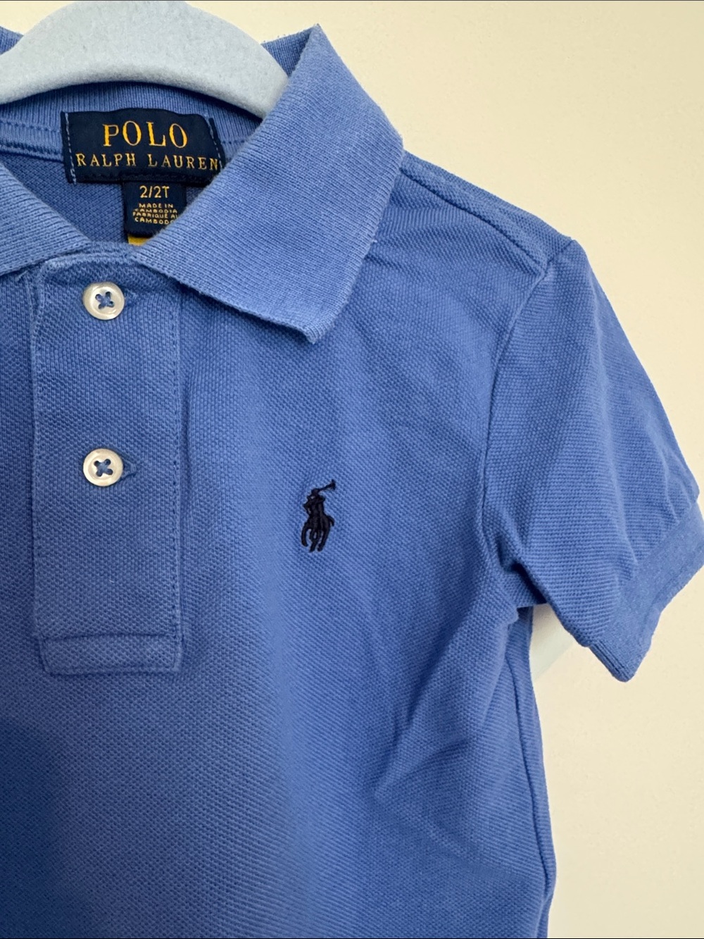 Polo by Ralph Lauren Little Boys' 2T Royal Blue Short-Sleeve Polo